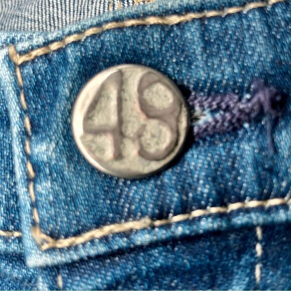 AG Adriano Goldschmied The Legging Ankle Distressed Jeans in Blue Women’s 27 - Picture 4 of 13